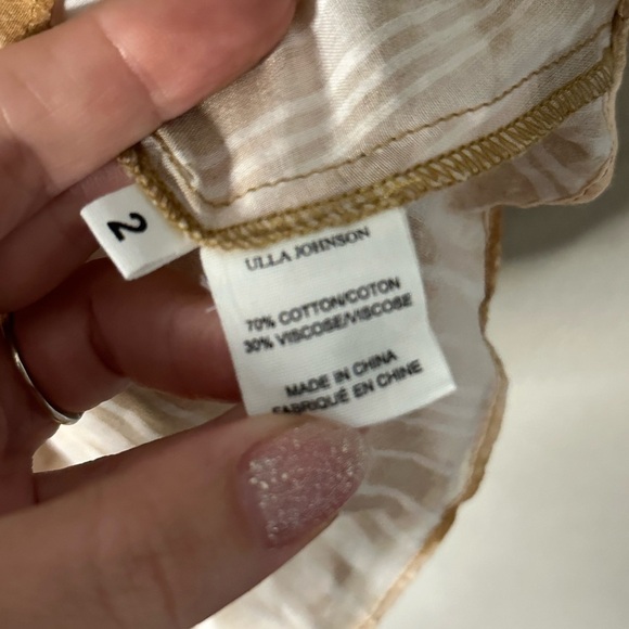 Ulla Johnson sand tie dye Rio top Size 2 - Picture 8 of 8